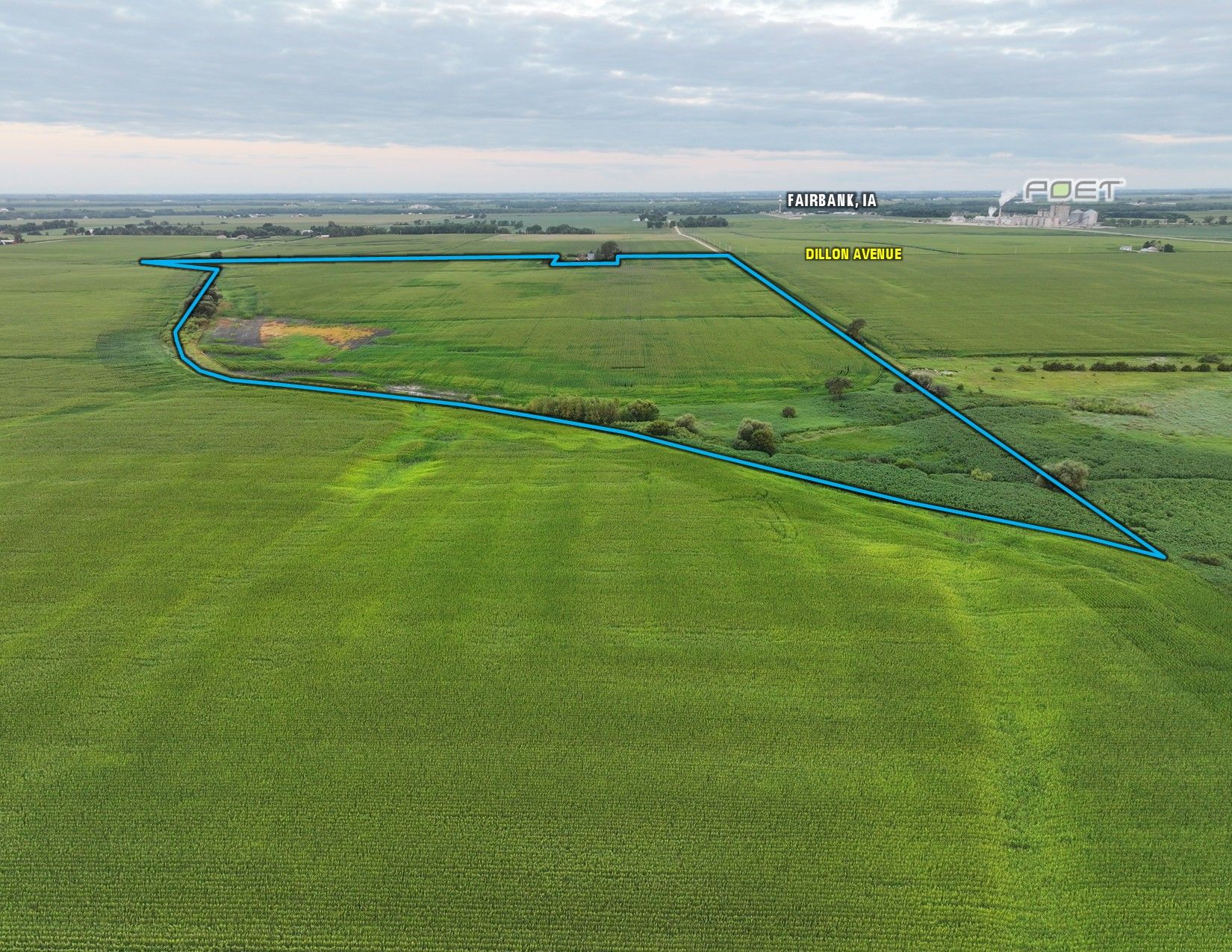 Listing Photo: Aerial Outline Fairbank Farm